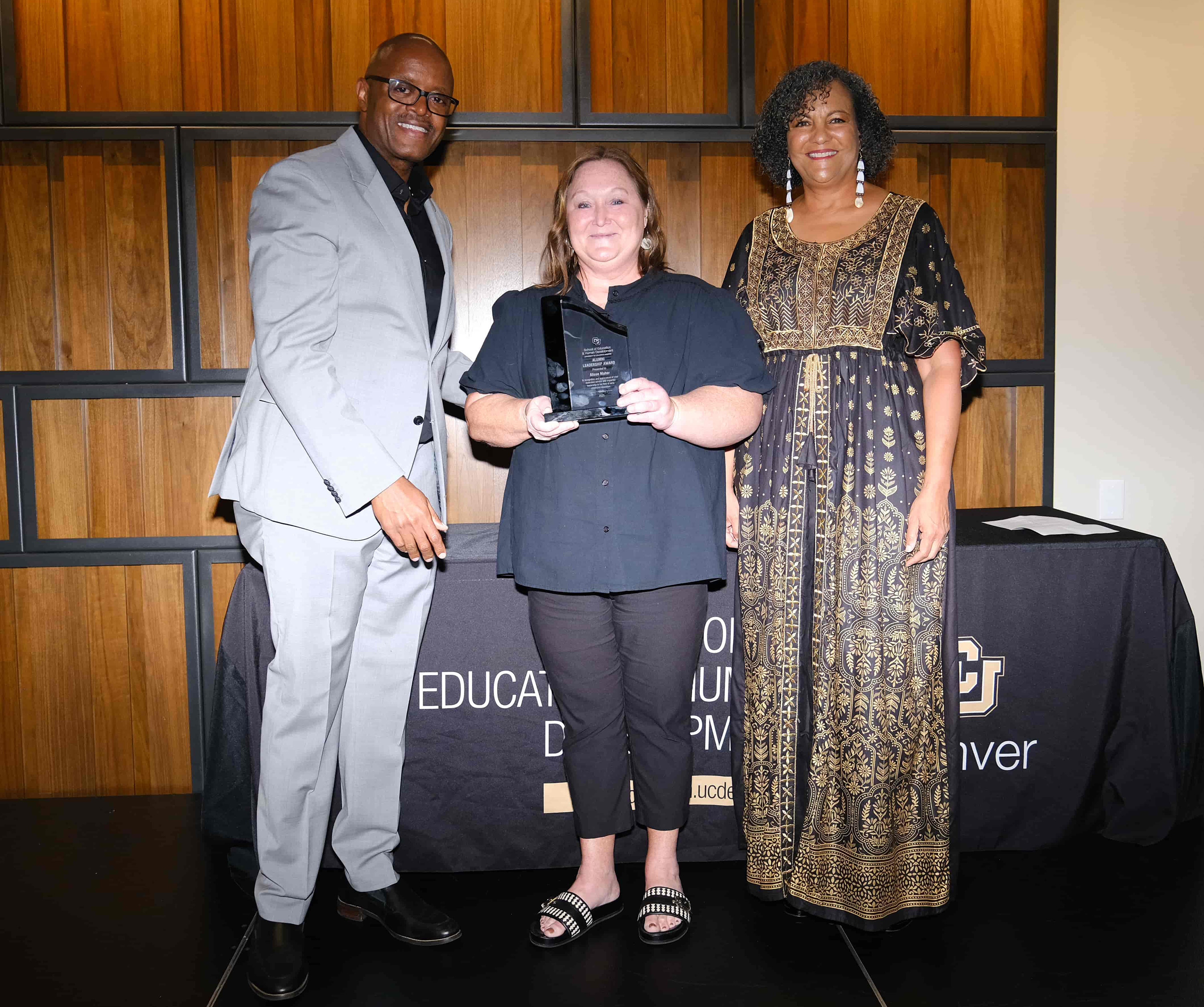 Alison Maher accepting her award