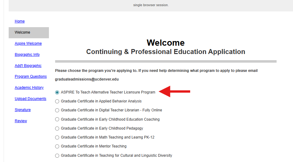 aspire cpe app