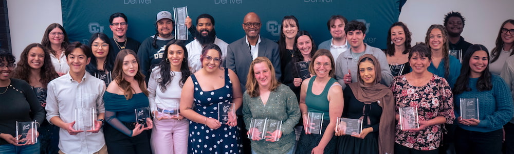 Awardees with Dean Lynn