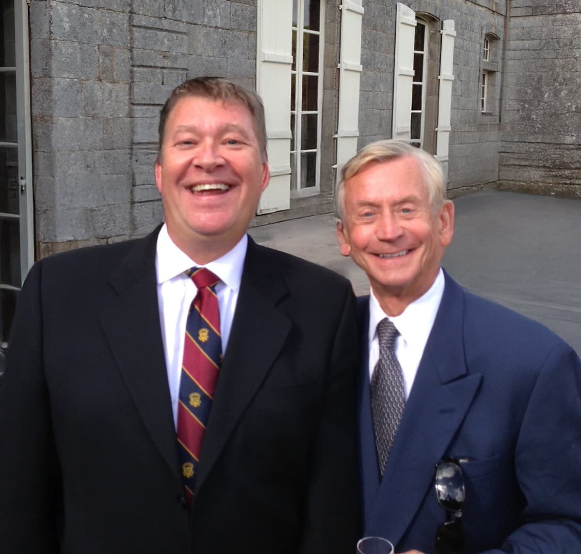 Dr. Terry Larsen and Chip Hilliard
