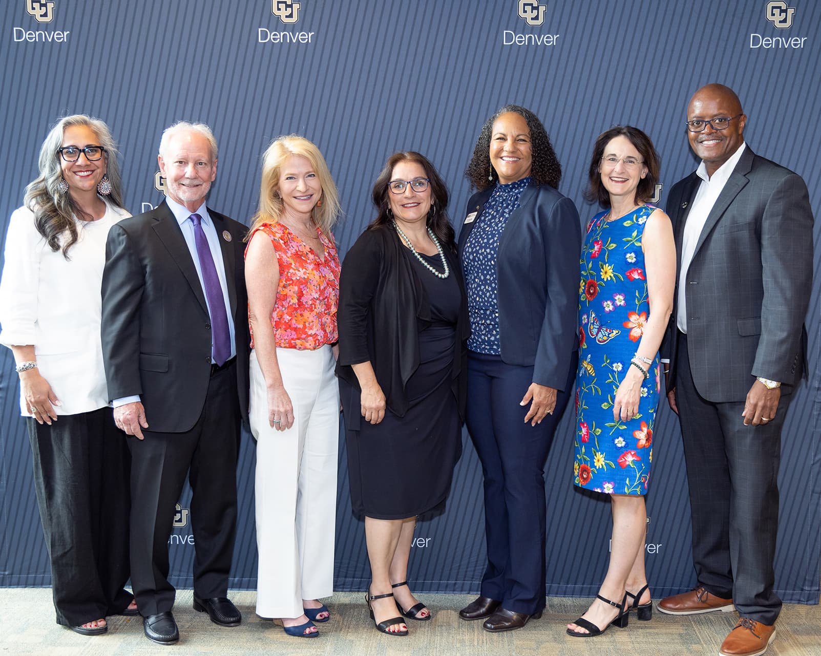 Dean Lynn, Chancellor Marks, Susana Cordova, Judi Diaz Bonacquisti, Lisa Roy, Jennifer Sobanet and Dave Young