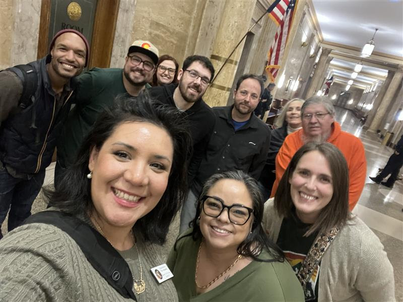 Jenn and other community members
